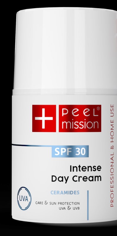 PEEL MISSION Intense Day Cream SPF 30+ CERAMIDES dla skóry trądzikowej suchej 50 ml 1 PEEL MISSION Intense Day Cream SPF 30+ CERAMIDES dla skóry trądzikowej suchej 50 ml