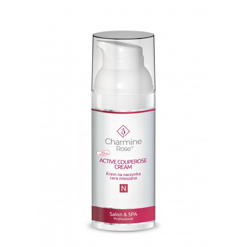 Charmine Rose N Active couperose cream - Krem na rozszerzone naczynia krwionośne (cera mieszana) 50 ml 1 Charmine Rose N Active couperose cream - Krem na rozszerzone naczynia krwionośne (cera mieszana) 50 ml