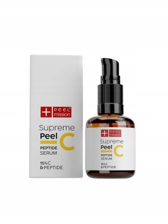 Peel Mission Serum Supreme C Peel Peptide z peptydami i witaminą C 30ml 1 Peel Mission Serum Supreme C Peel Peptide z peptydami i witaminą C 30ml