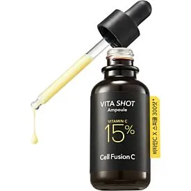 Cell Fusion C Toning C 15% Vita Shot Ampoule - serum rozjaśniające z 15% vit C i mikroigłami 20 g