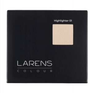 LARENS Colour Highlighter Satynowy prasowany rozświetlacz kolor 01 8g